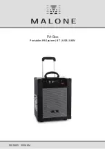 Предварительный просмотр 1 страницы Malone PA-Box Quick Start Manual