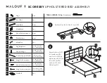 Preview for 1 page of Malouf SCORESBY Assembly