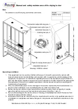 Предварительный просмотр 1 страницы MALOW SSBIU 1650 Instruction Manual And Safety Manual