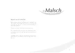 Preview for 3 page of Malsch AYLEEN CARE BED Instruction Manual