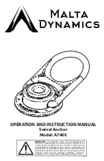 Malta Dynamics A7400 Operation And Instruction Manual preview