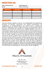 Предварительный просмотр 4 страницы Malta Dynamics C1006 Instruction Manual