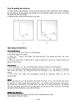 Предварительный просмотр 10 страницы MALTEC CARBON720W WIFI Instruction Manual