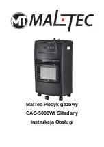 Preview for 1 page of MALTEC GAS-5000Wt Instruction Manual