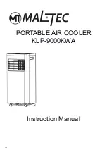 Preview for 21 page of MALTEC KLP-9000KWA Instruction Manual