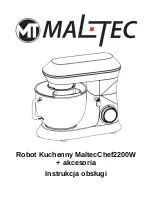 MALTEC MaltecChef2200W Instruction Manual preview