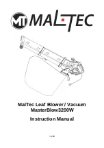 Предварительный просмотр 14 страницы MALTEC MasterBlow3200W Instruction Manual