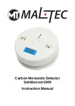 Preview for 8 page of MALTEC SafeSensor1000 Instruction Manual