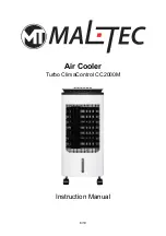 Preview for 8 page of MALTEC Turbo ClimaControl CC2000M Instruction Manual