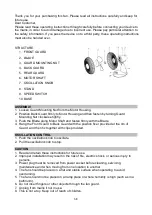 Предварительный просмотр 6 страницы MALTEC WBS60Wt Operation And Maintenance Manual