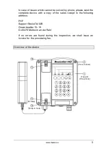 Preview for 5 page of MALUX ResistTel MB Operating Instructions Manual