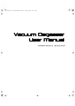 Preview for 1 page of Malvern Instruments DEG0003 User Manual