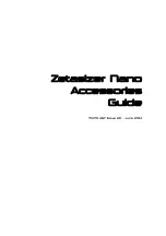 Preview for 1 page of Malvern Instruments Zetasizer Nano Accessories Manual