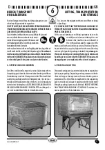 Preview for 12 page of MAM FL110 Instructions For The Use And Maintenance