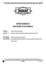 Preview for 23 page of MAM FL110 Instructions For The Use And Maintenance