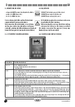 Предварительный просмотр 25 страницы MAM MFE80 Instructions For The Use And Maintenance