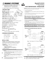 MAMAC SYSTEMS EP-313 Installation Instructions предпросмотр