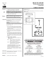 Предварительный просмотр 4 страницы MAMAC SYSTEMS HU-224 Technical Information