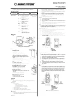 MAMAC SYSTEMS PR-274 Technical Information preview