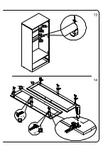 Предварительный просмотр 13 страницы Mamas & Papas Atlas Wardrobe Assembly Instructions Manual