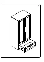 Предварительный просмотр 19 страницы Mamas & Papas Atlas Wardrobe Assembly Instructions Manual