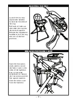 Предварительный просмотр 9 страницы Mamas & Papas bon bon highchair Instructions Manual