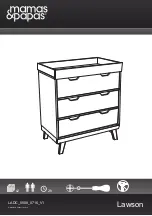 Preview for 1 page of Mamas & Papas Lawson Dresser Assembly Instructions Manual