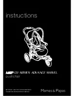 Mamas & Papas P 03 SERIES ADVANCE SWIVEL Instructions For Use Manual preview