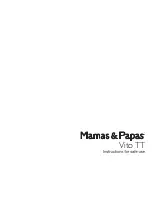 Mamas & Papas Vito TT Instructions For Safe Use preview