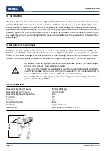 Предварительный просмотр 6 страницы Mamba AirCombi Operating Manual