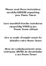 Preview for 4 page of Mami POWER TOWER Instructions Manual