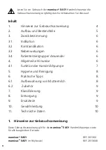 Preview for 4 page of mamivac GB1020001M Operating Instructions Manual