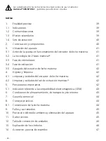 Preview for 38 page of mamivac SENSITIVE-C 281012 Operating Instructions Manual