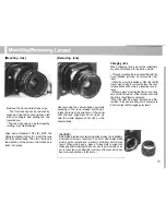 Предварительный просмотр 11 страницы Mamiya 6 User Manual