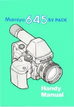 Mamiya 645 SV Pack Handy Manual preview