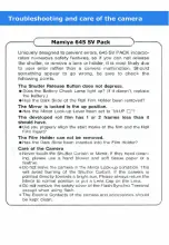 Preview for 5 page of Mamiya 645 SV Pack Handy Manual