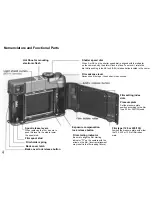 Предварительный просмотр 6 страницы Mamiya 7 User Manual