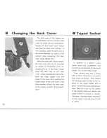 Предварительный просмотр 24 страницы Mamiya C330 Instructions Manual