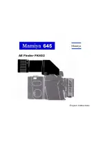 Предварительный просмотр 1 страницы Mamiya FK402 Instructions