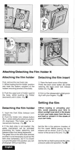 Предварительный просмотр 3 страницы Mamiya M645super Instructions Manual