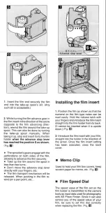 Предварительный просмотр 4 страницы Mamiya M645super Instructions Manual