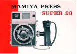 Preview for 1 page of Mamiya PRESS SUPER 23 Instructions Manual