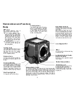 Preview for 6 page of Mamiya RZ67 PRO II Instructions Manual