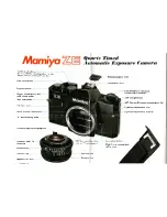 Preview for 1 page of Mamiya ZE Quick Manual