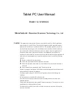 Preview for 1 page of Mammon MM8002Q User Manual