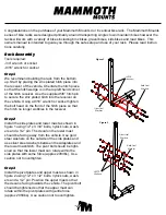 Preview for 3 page of MAMMOTH MOUNTS 4 Bike Rack Owner'S Manual