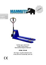 Mammuth PT15E Instructions For Assembly And Use preview
