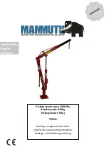 Mammuth TC90H Installation And Operating Instructions Manual preview