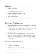 Preview for 3 page of Man & Machine CoolMIR BlackBerry Keyboard User And Installation Manual