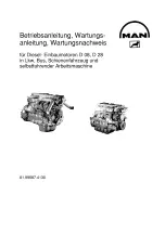 Предварительный просмотр 2 страницы Man D 08 Series Operator And  Maintenance Manual